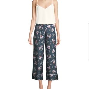Rebecca Taylor Emilia Floral Silk Twill Pant